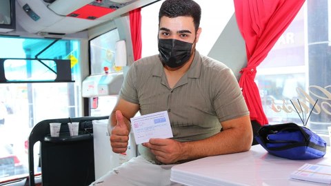 Səyyar avtobus məntəqələrində vaksinasiyaya başlanıldı
