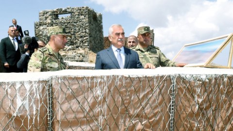 Naxçıvanda müdafiə istehkamları möhkəmləndirildi - FOTOLAR
