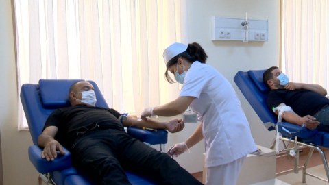 Naxçıvanda Aşurada 255 litr qan toplandı