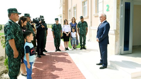 Naxçıvanda yeni sərhəd zastavası açıldı - FOTO