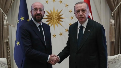 Ərdoğan Şarl Mişellə Əfqanıstandan danışdı