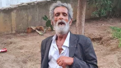 Fotosu yayılan kimsəsiz kişi poliklinikaya yerləşdirildi