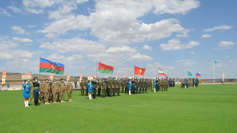 Artilleriya atəşinin ustaları yarışa başladı