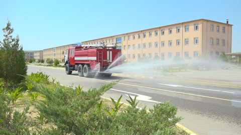 Orduda yoluxucu xəstəliklərə qarşı tədbirlər aparılır