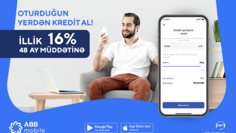 48 aylıq kredit indi 16%-lə