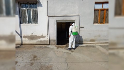 Hacıqabulda dezinfeksiya işləri davam edir