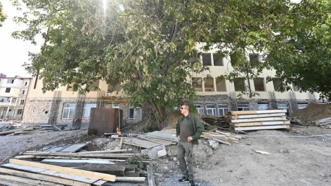 Şuşada Xüsusi nümayəndəliyin binası bərpa edilir