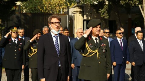 Türkiyə səfirliyi Zəfər Bayramını qeyd etdi