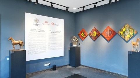Heydər Əliyev Fondu Şuşada sərgilər açdı - FOTO