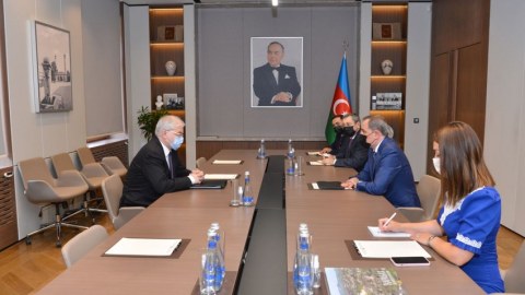 Ceyhun Bayramov rusiyalı yeni həmsədrlə görüşdü  