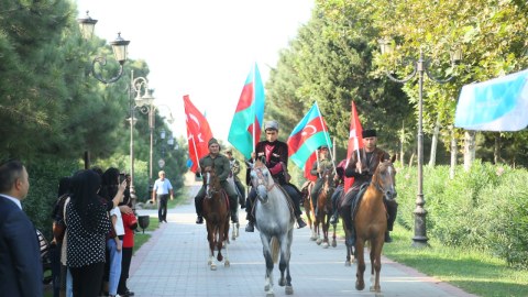 Bakıda Türkiyənin Zəfər bayramı qeyd edildi - FOTOLAR