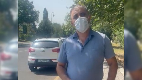 Gəzintiyə çıxan koronavirus xəstəsi saxlanıldı