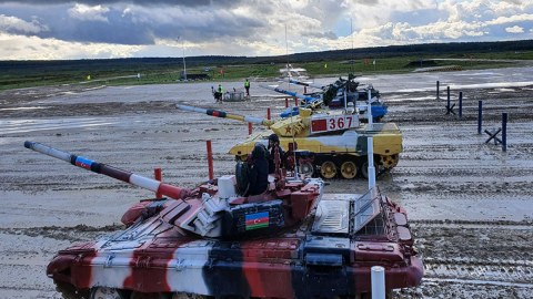 Azərbaycan tankçıları dördüncü yeri tutdular