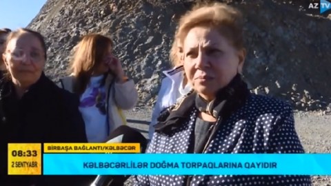 Milli Qəhrəmanın bacısı Kəlbəcərə səfərindən danışdı - VİDEO