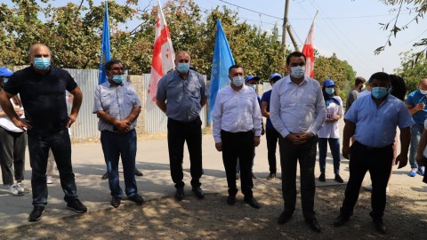 Soydaşlarımız “Gürcü Arzusu”na etiraz etdilər - VİDEO