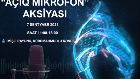 Növbəti “Açıq mikrofon” İmişlidə qurulacaq