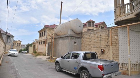Bakıda sudan qanunsuz istifadə faktları aşkarlandı - FOTOLAR