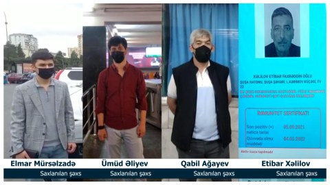 Koronavirus xəstələri metroda saxlanıldı - VİDEO  