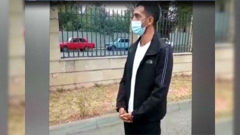 Koronavirus xəstəsi küçədə saxlanıldı