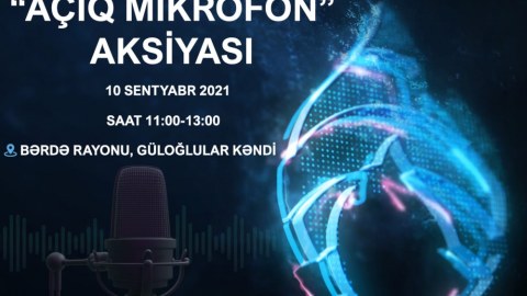 “Açıq mikrofon” aksiyası bu dəfə Bərdədə