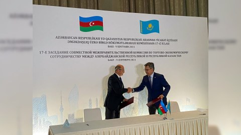 Azərbaycan-Qazaxıstan Hökumətlərarası Komissiyası toplandı
