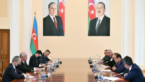 Əli Əsədov Türk Şurasının nümayəndə heyətilə görüşüb