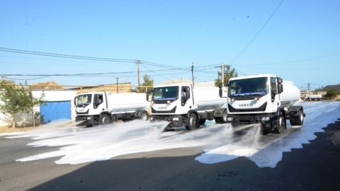 Bakıda 550 küçə dezinfeksiya edildi - FOTOLAR