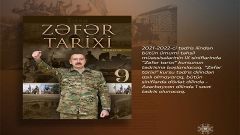 9-cu sinif şagirdlərinə “Zəfər tarixi” tədris ediləcək