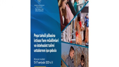 Peşə məktəbi müəllimlərinin imtahanla işə qəbulu başlayır
