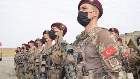 Türkiyə MN xüsusi təyinatlıların təlimindən paylaşım etdi - FOTOLAR
