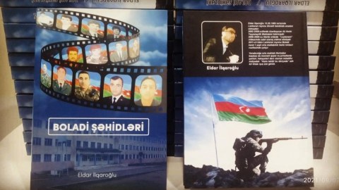 Gənc müəllimin şəhidlər haqqında kitabı çap olundu