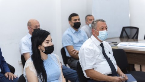 Nazirliyin əməkdaşlarına mina təhlükəsinə dair təlim keçirildi - FOTOLAR