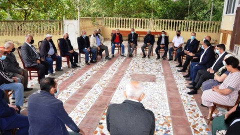 İcra başçısı şəhid ailələri və ağsaqqallarla görüşüb - FOTOLAR