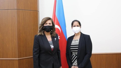 Bahar Muradova Dünya Bankının rəsmisi ilə görüşüb - FOTOLAR