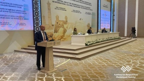 Nazir Beynəlxalq Mədəniyyət Forumunda iştirak edib