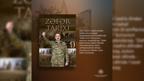 “Zəfər tarixi” dərsliyinin hazırlanması yekunlaşır