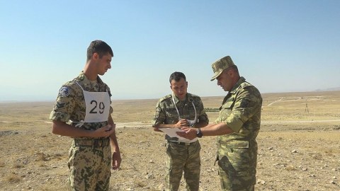 Hərbçilər arasında yarış keçirildi - FOTO