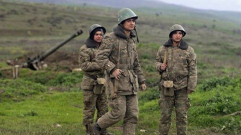 Qarabağda erməni hərbçi yaralandı