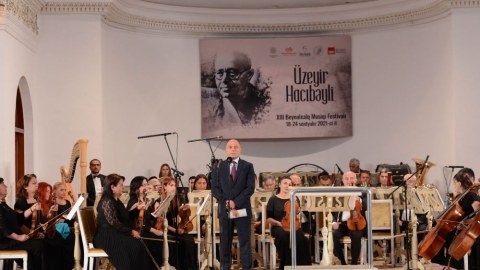 XIII Beynəlxalq Musiqi Festivalının açılış mərasimi   