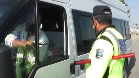 Qanunsuz sərnişin daşıyanlar cərimələndi - FOTOLAR