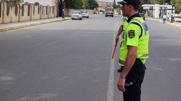 Lənkəranda piyadalara yol verməyən sürücülər cərimələndi