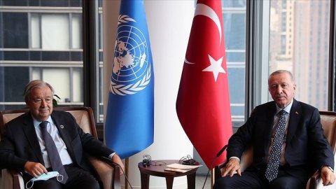 Ərdoğan Quterreşlə görüşdü