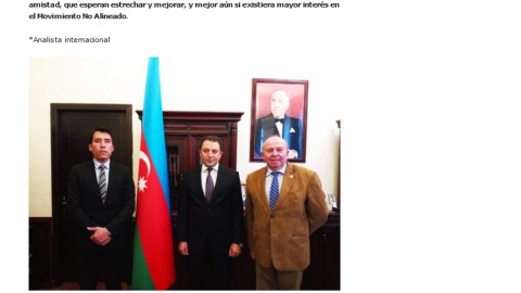 Nazir müavininin müsahibəsi Peru mətbuatında yayılıb