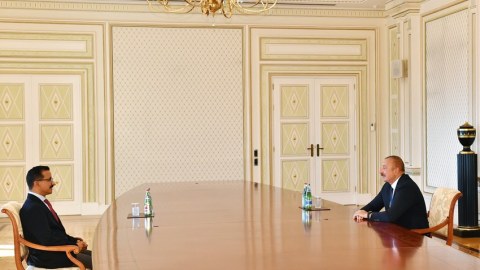 Prezident “DP World” şirkətlər qrupunun sədrini qəbul edib
