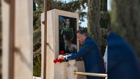 Vətən Müharibəsi şəhidinin doğum günü qeyd olundu - FOTOLAR