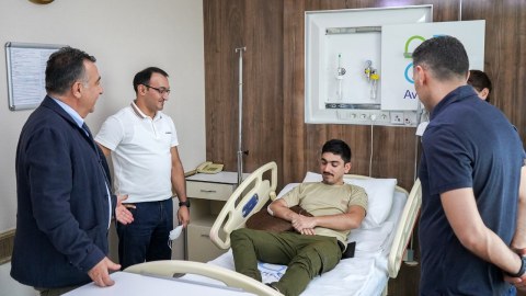 Türkiyəyə müalicəyə göndərilən qazilərin SAYI