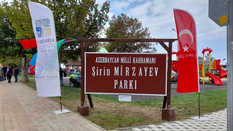 Türkiyədə Milli Qəhrəmanımızın adına park açıldı - FOTOLAR