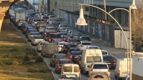 Bakıda bu yollarda tıxac var - SİYAHI