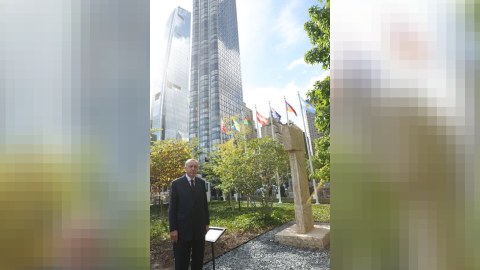 Ərdoğan Nyu-Yorkdan Azərbaycan bayrağı ilə şəkil paylaşdı - FOTO  