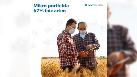 AccessBank-ın mikro portfeli 67% faiz artıb
